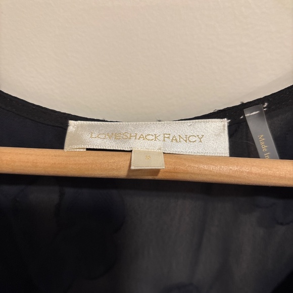 LoveShackFancy Black Dress Size 2 - Picture 2 of 4
